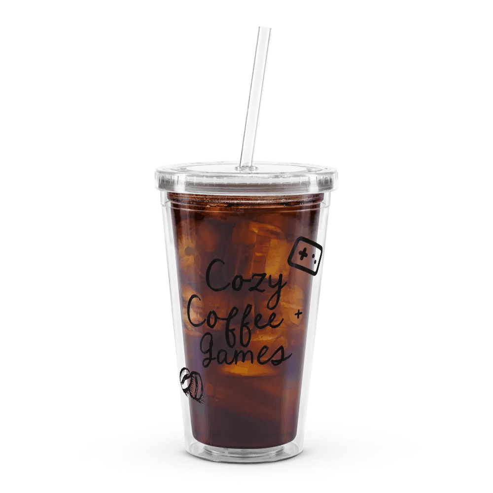 Cozy Coffee + Games Clear Tumbler product image (7)