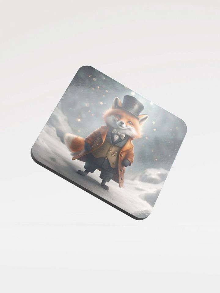 Smart Dressed Fox Coaster product image (1)
