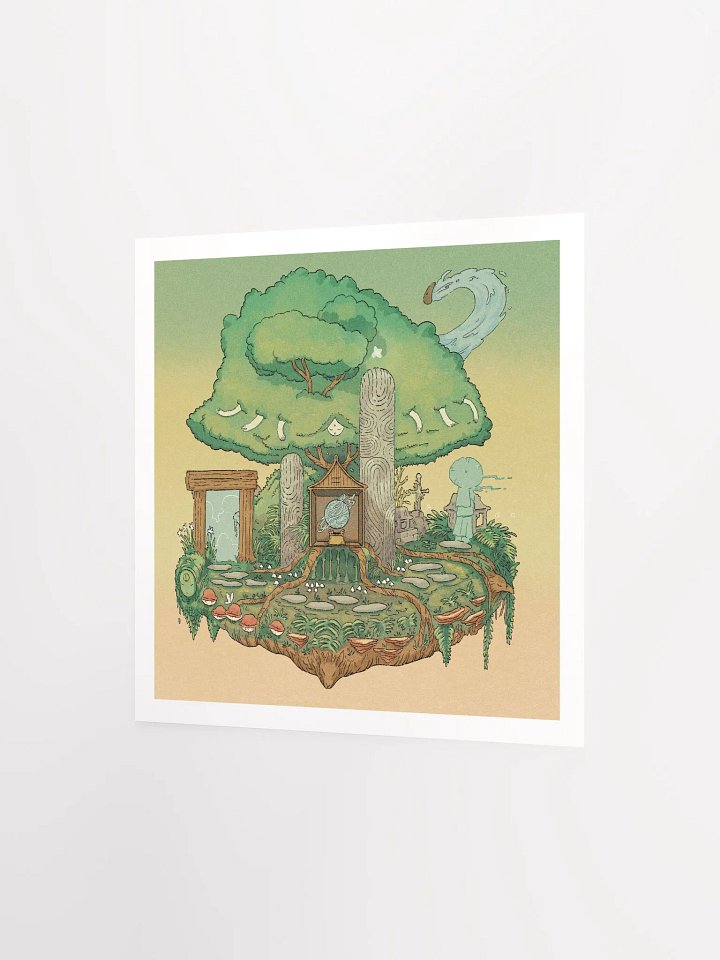 here (not rly) there - art print [back] product image (2)