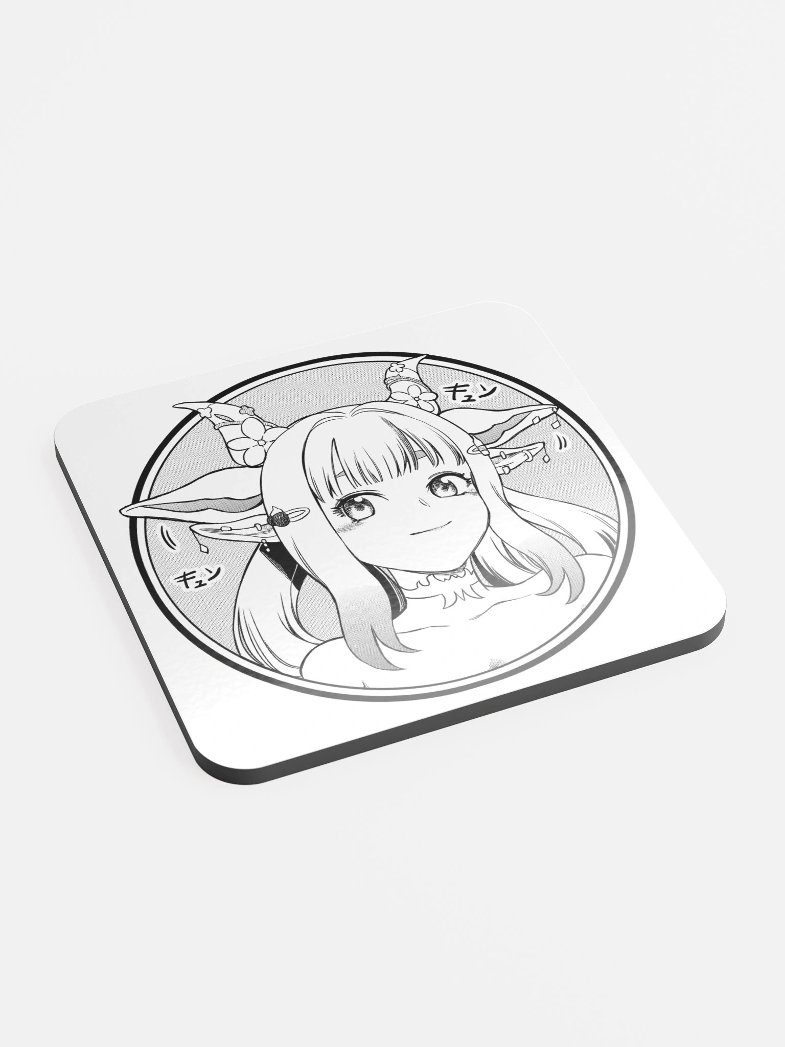 Cowfie Coaster {Cowfie Portrait} ~ (2/3) product image (2)