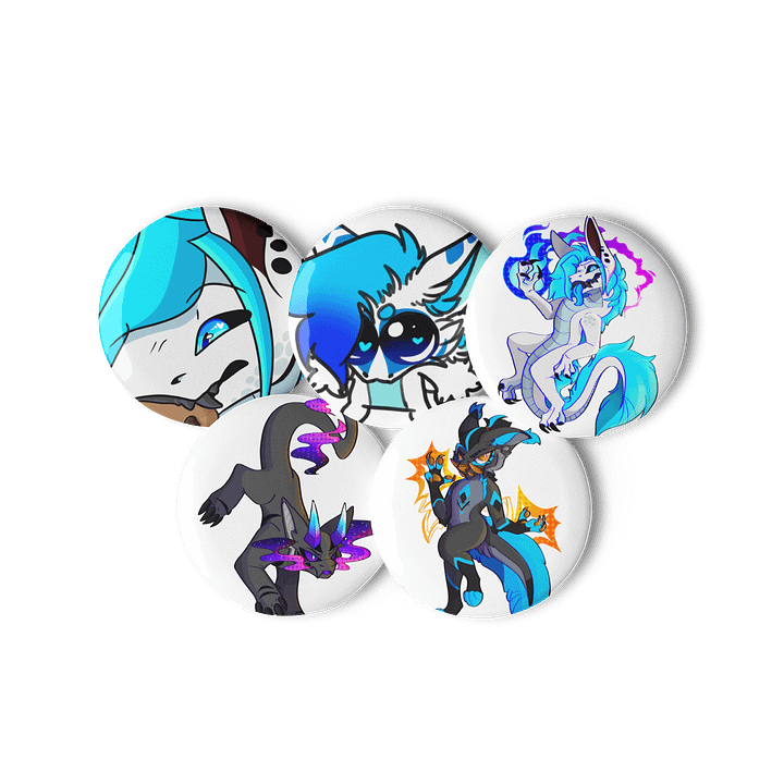 The Chaos Noodie Pin Buttons product image (3)