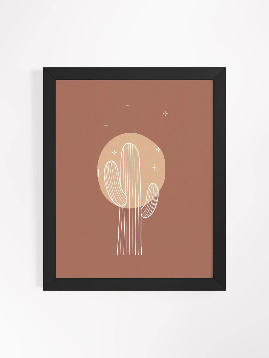Celestial Cactus Framed Matte Poster product image (7)