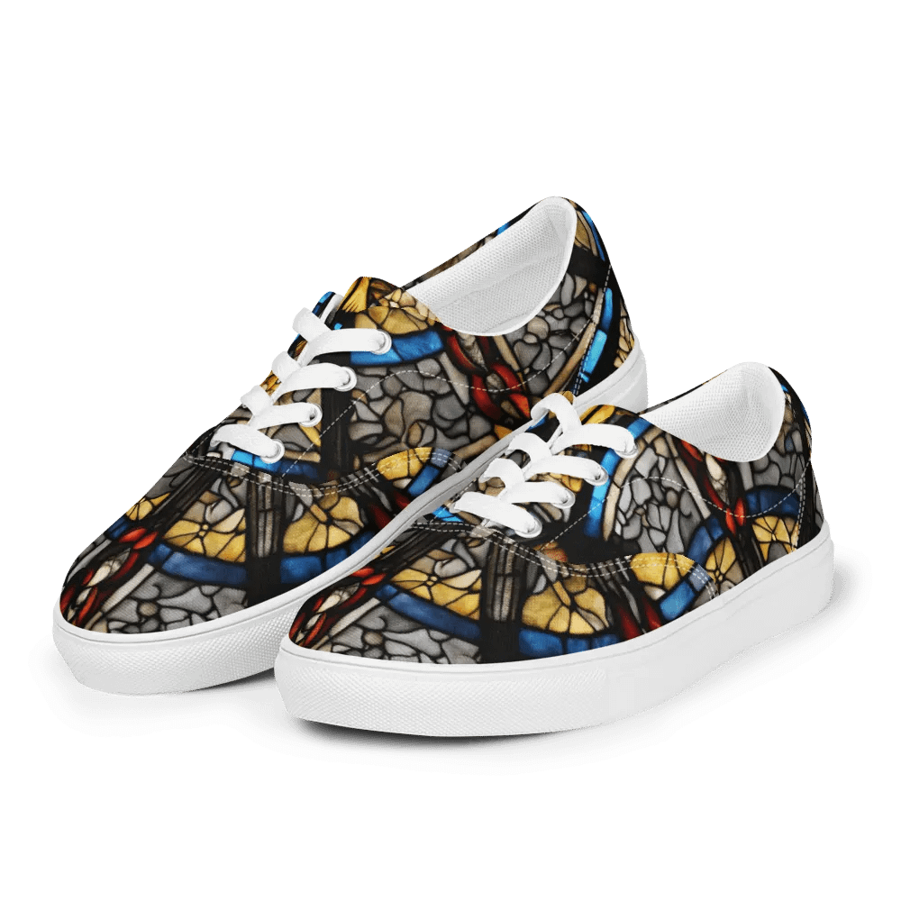 Symmetry in Bloom Men's Canvas Shoes product image (9)