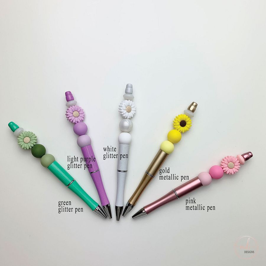 Custom Beaded pens | Silicone beaded pens product image (10)