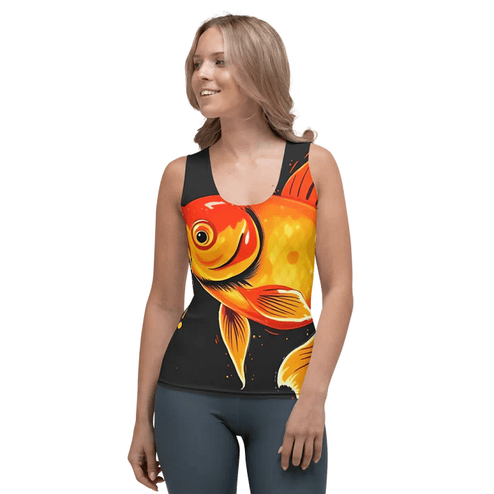 Golden Fish All-Over Print Women's Tank Top product image (1)