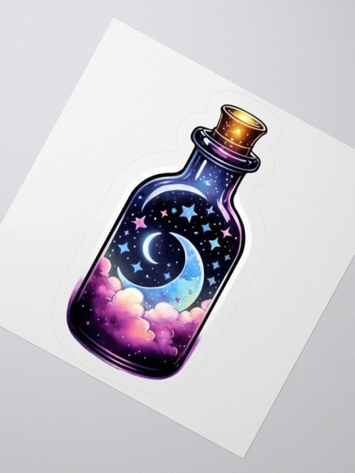Moonlight Elixir Celestial Bottle Sticker product image (5)