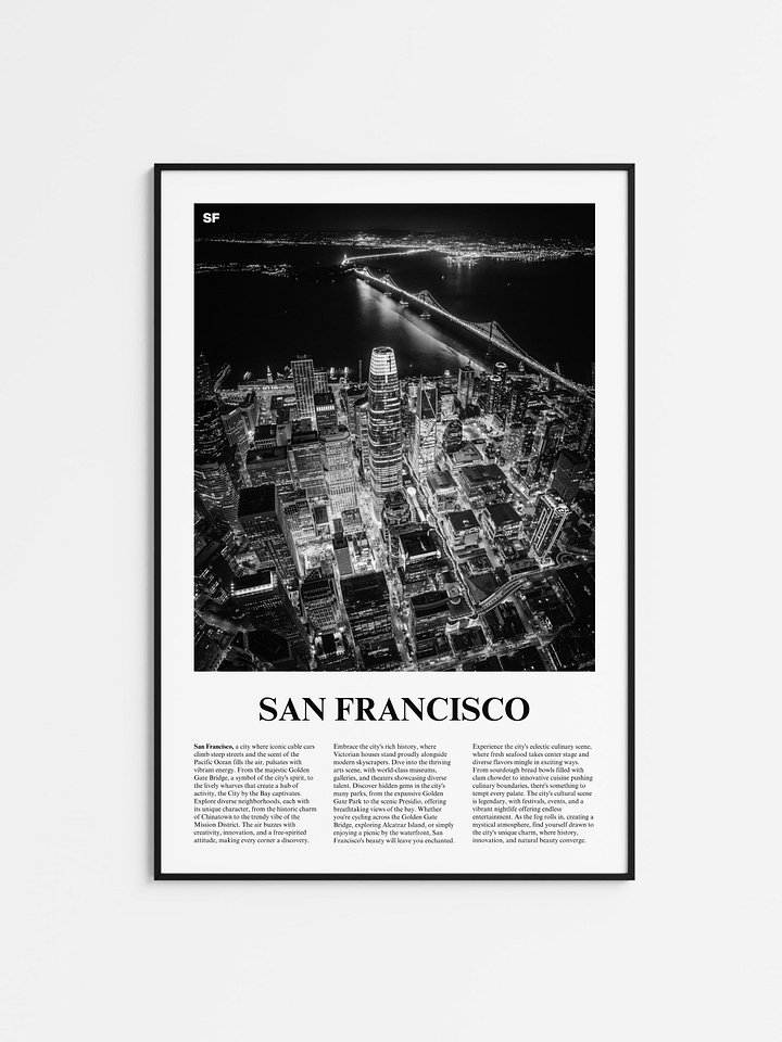 San Francisco 04 Newspaper Poster product image (1)