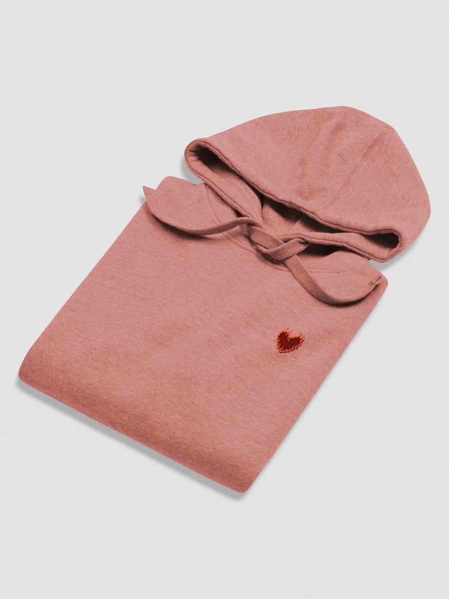 SnugglesCat Flaming Heart Logo | Embroidered Hoodie product image (4)