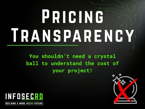 Cybersecurity contracting should feel more like a high-five and less like a sweaty handshake.

At InfoSecRD, we believe trans...