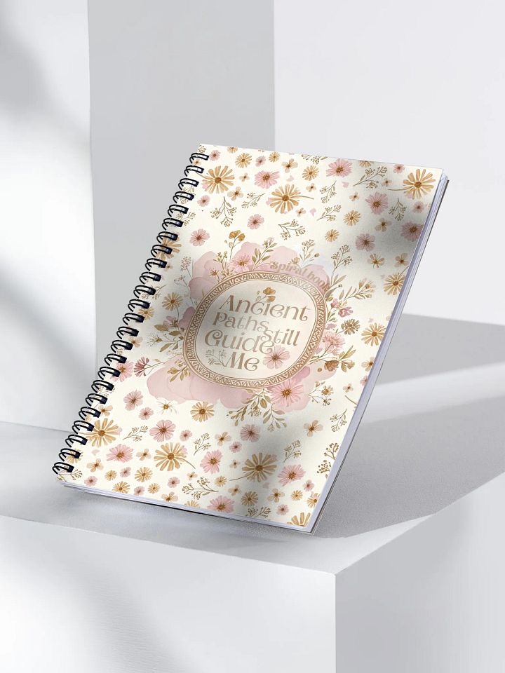 Ancient paths floral Spiral Notebook product image (1)