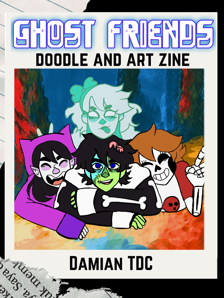 Ghost Friends Zine (Bonus Monster guidebook Included!) product image (1)