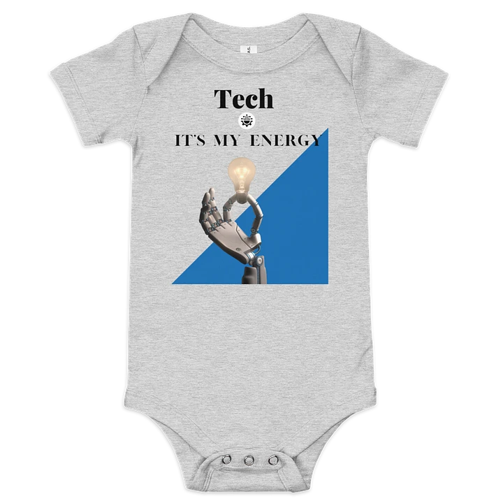 Tech Is My Energy Baby Onesie product image (1)