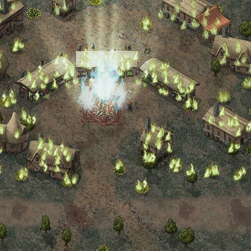Finally returning to the fishing village in search of a boat to take to the tower, the party discovers it has been overrun wi...