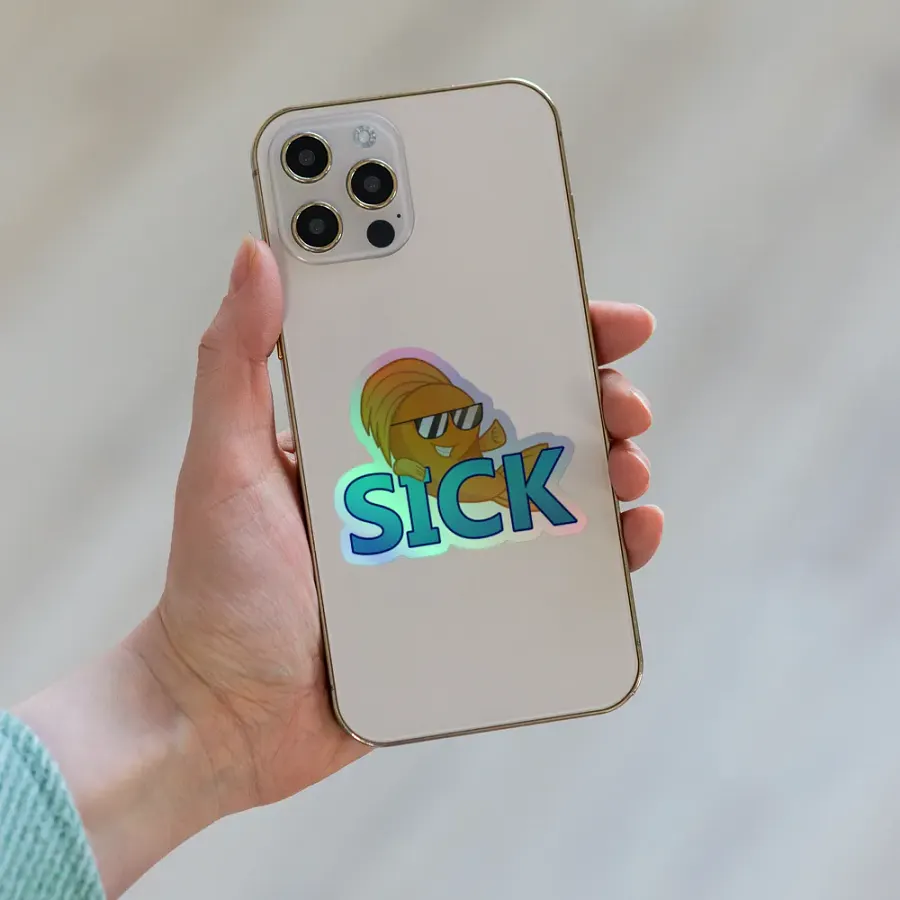 Sick Fish Holographic Sticker product image (6)