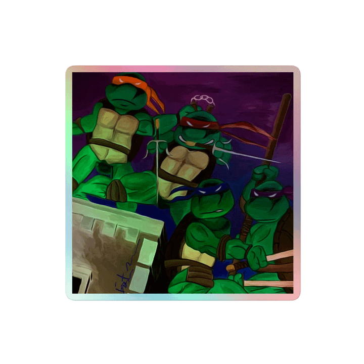 Reptile Teen Shinobi Holographic Sticker Set product image (2)