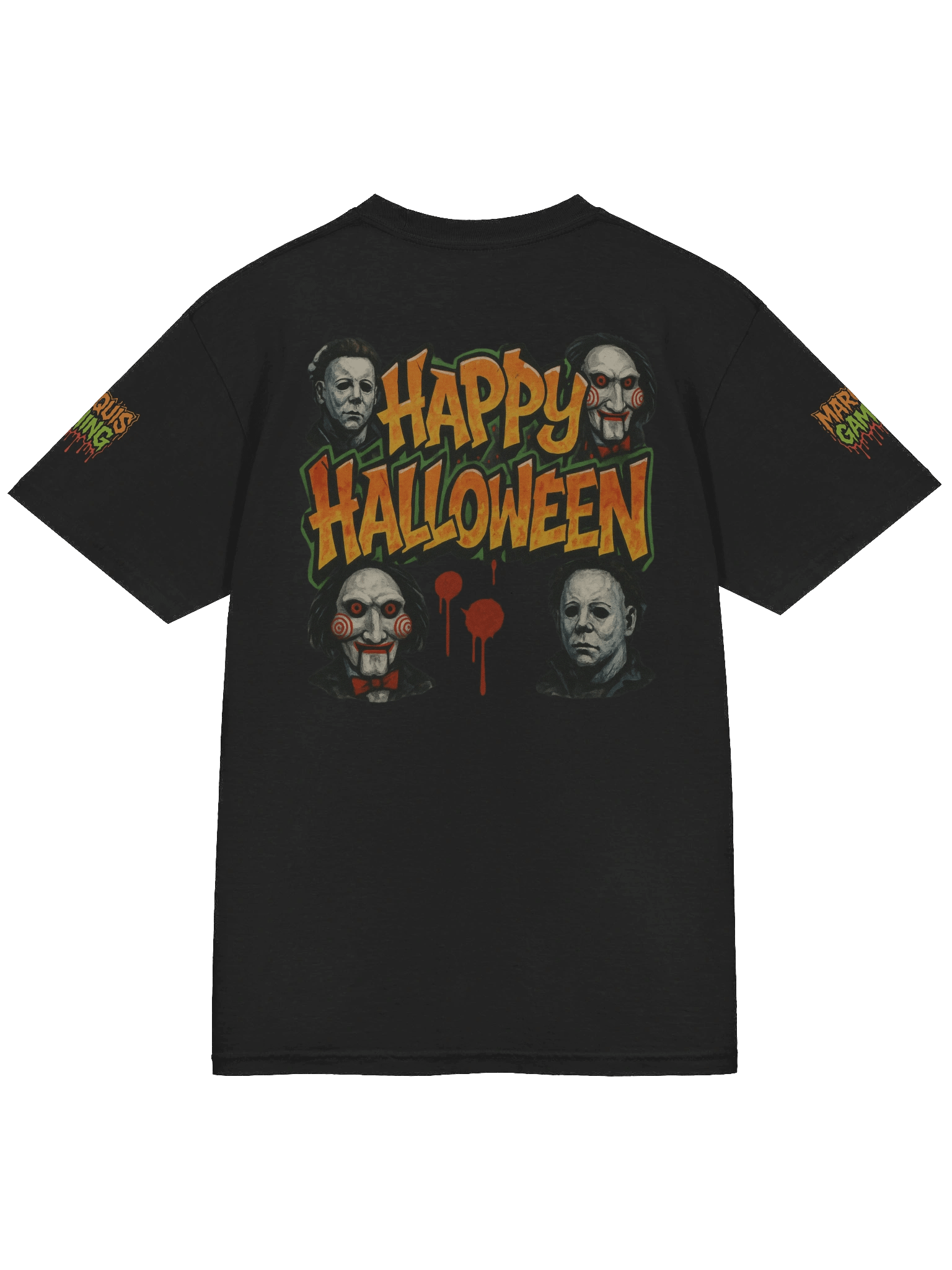 Spooky Halloween Masked Duo T-Shirt product image (12)
