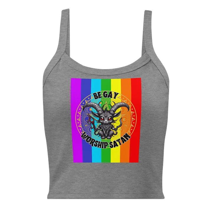 Be Gay Worship Satan Tank product image (1)