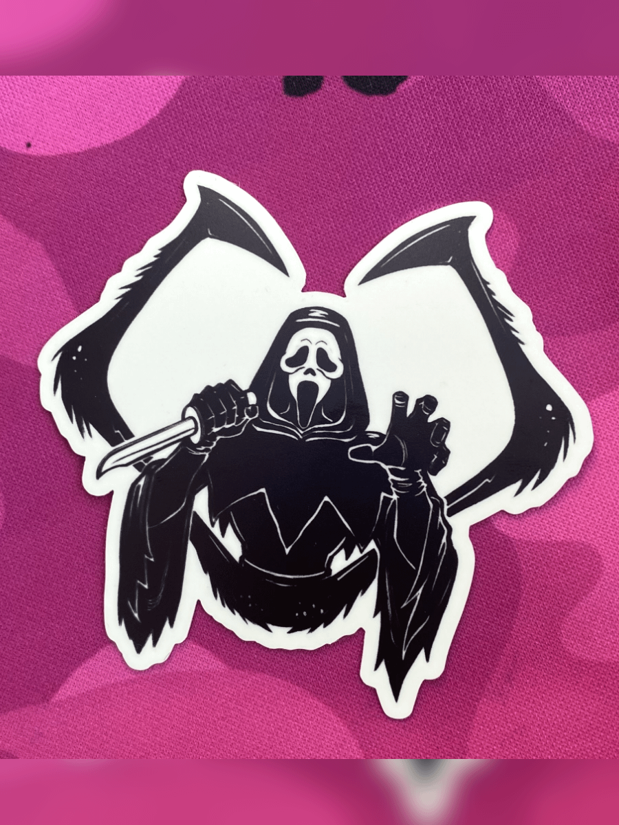 Ghoul Slasher Sticker (glow-in-the-dark + waterproof) product image (2)