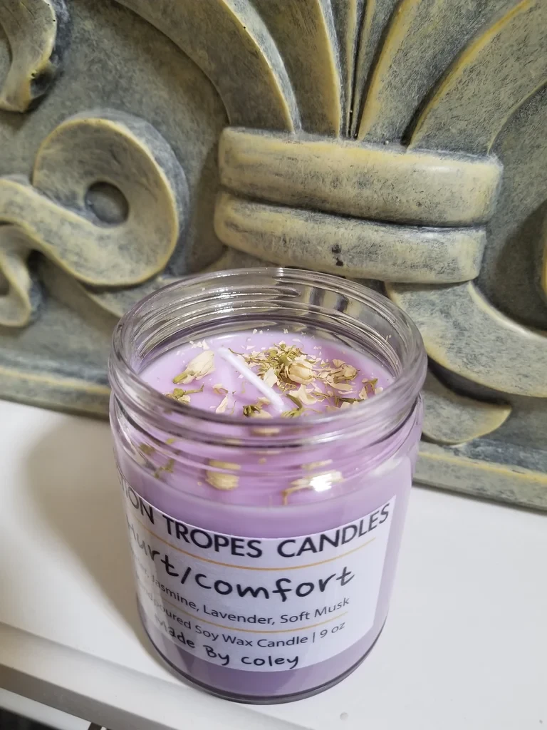 Hurt/Comfort Candle (Fiction Tropes Candles) product image (4)