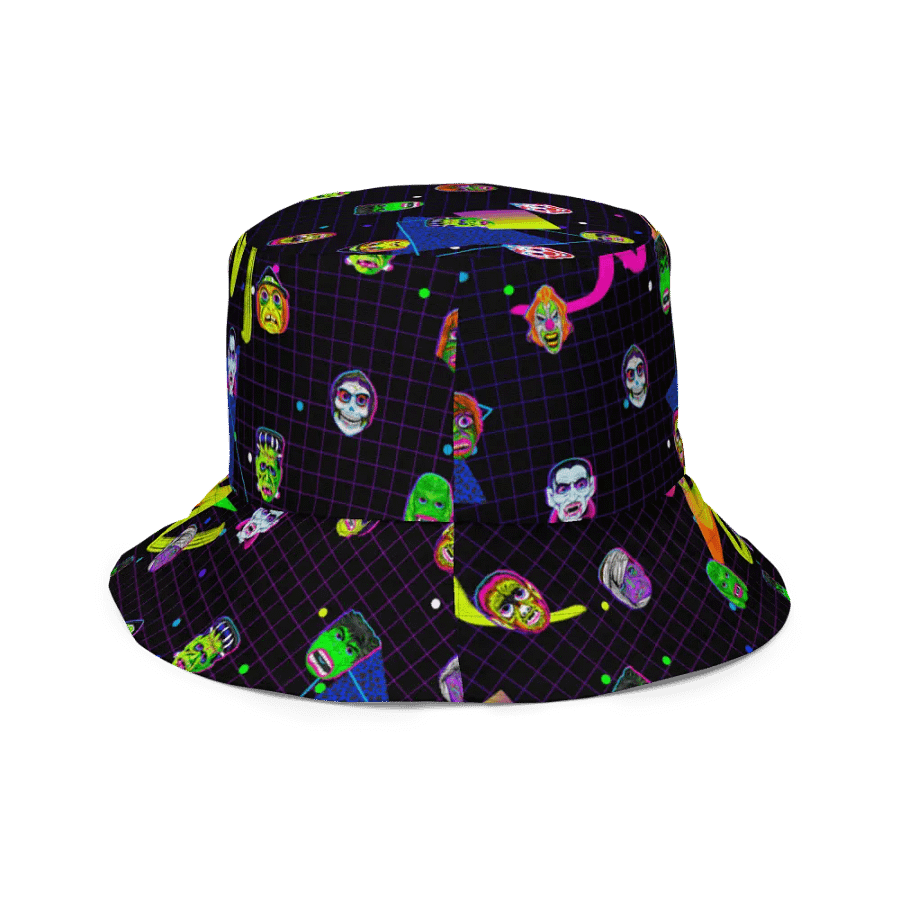 Horror icons Bucket Hat product image (8)
