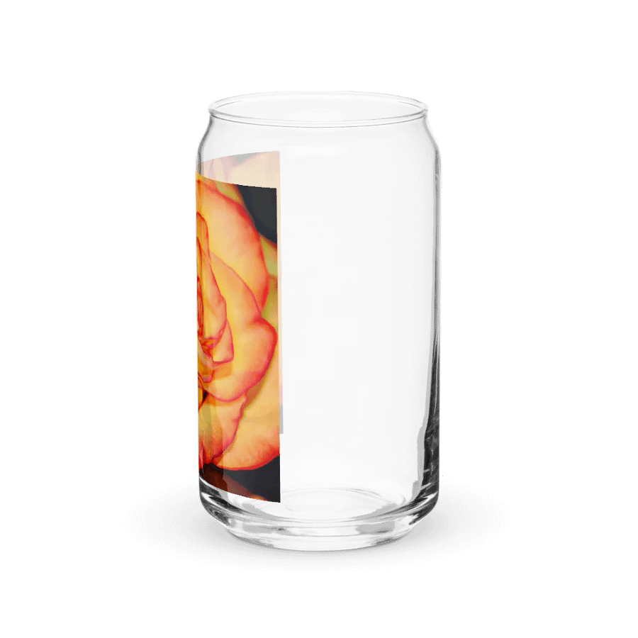 Bright Orange Rose Can Shaped Glass product image (39)