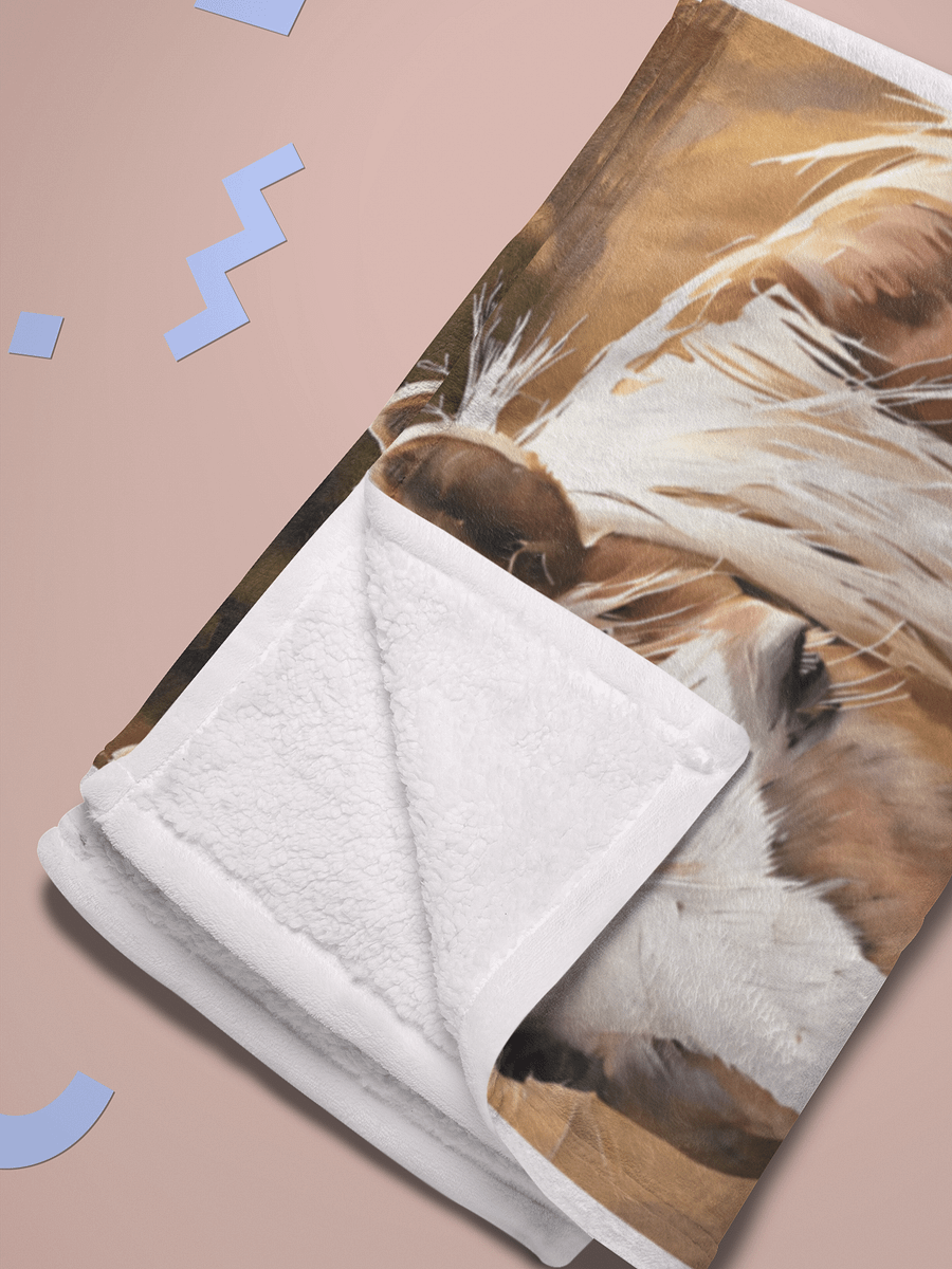 YOUR HORSE! / THROW BLANKET WITH PERSONALIZED NAME product image (5)