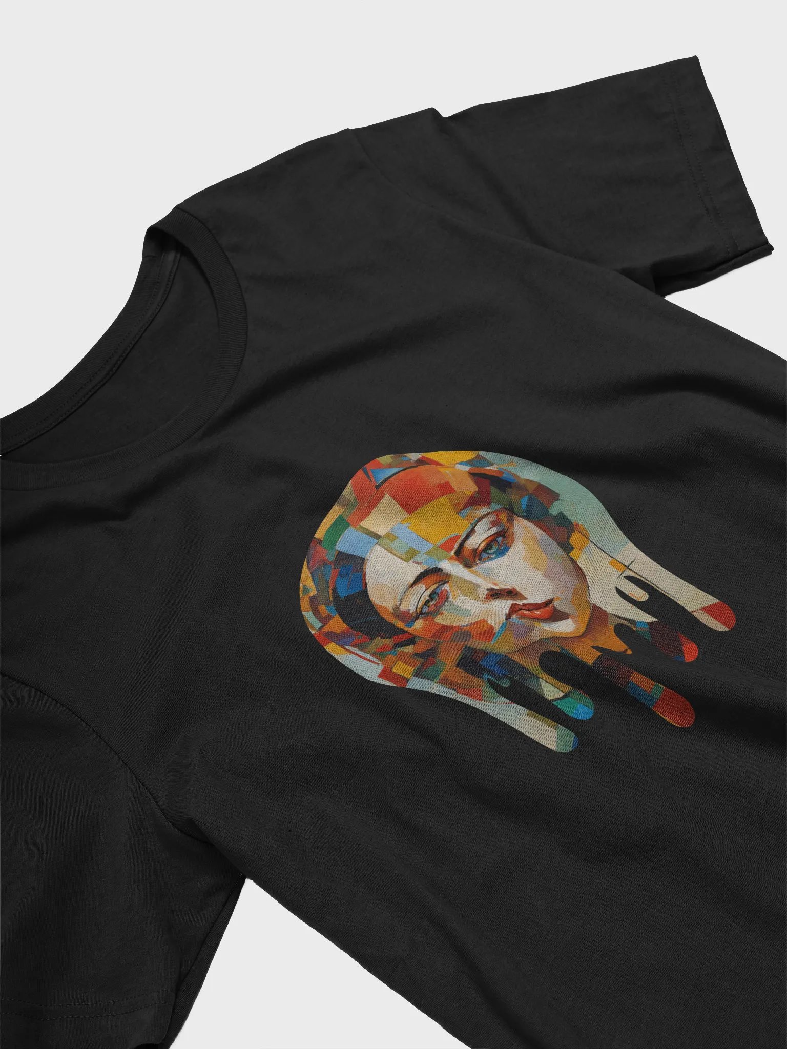 Drip Colorful Portrait T-Shirt #730 product image (6)