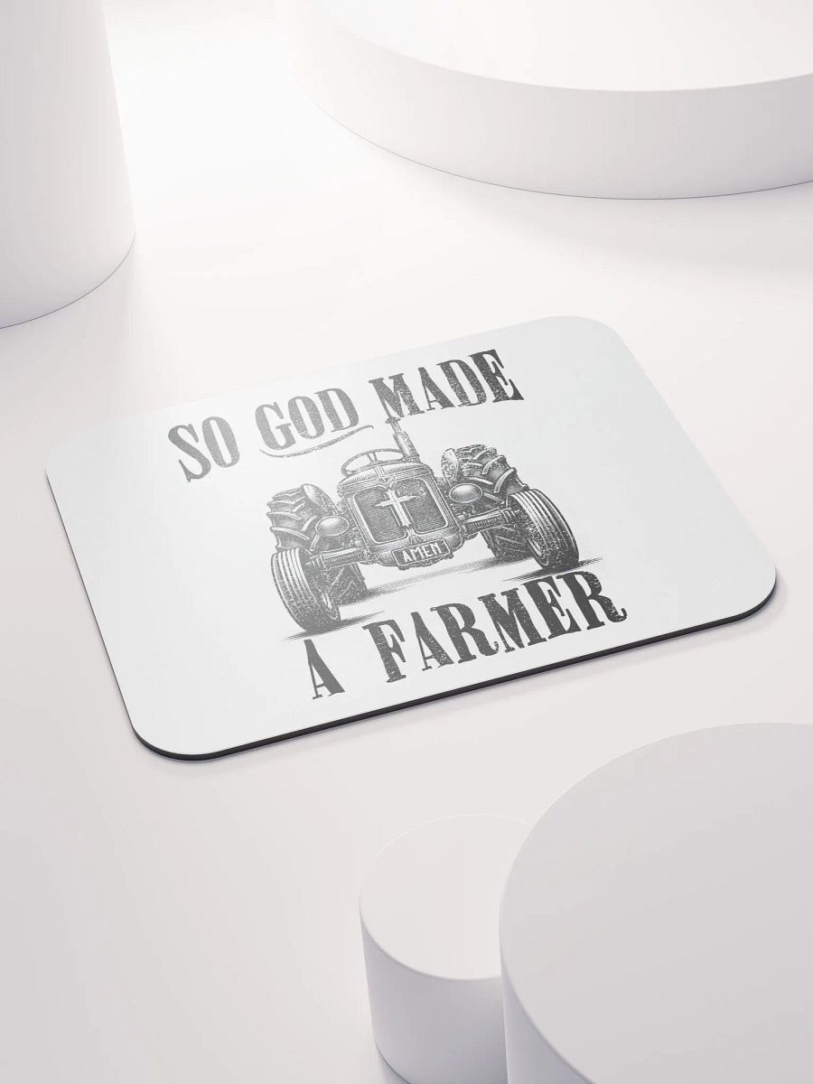 Vintage - So God Made a Farmer Mousepad product image (4)