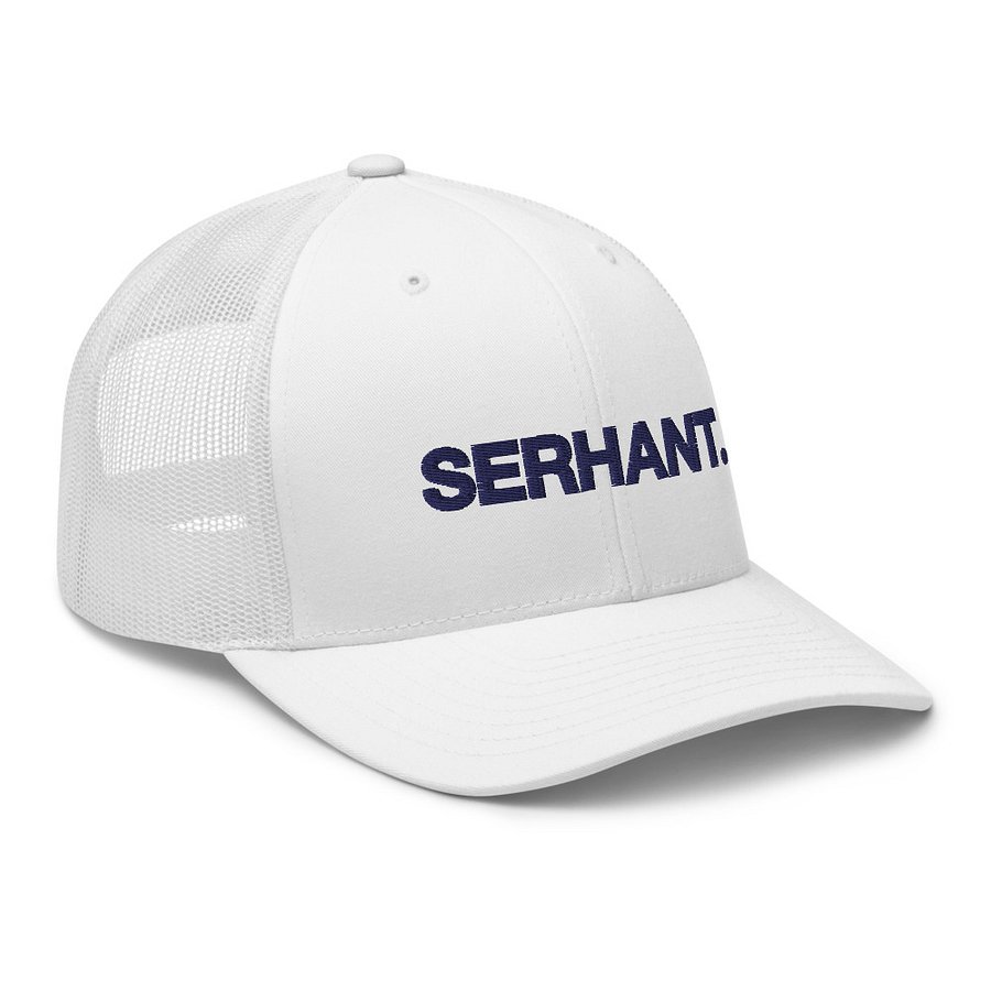 SERHANT. White Trucker Hat product image (2)