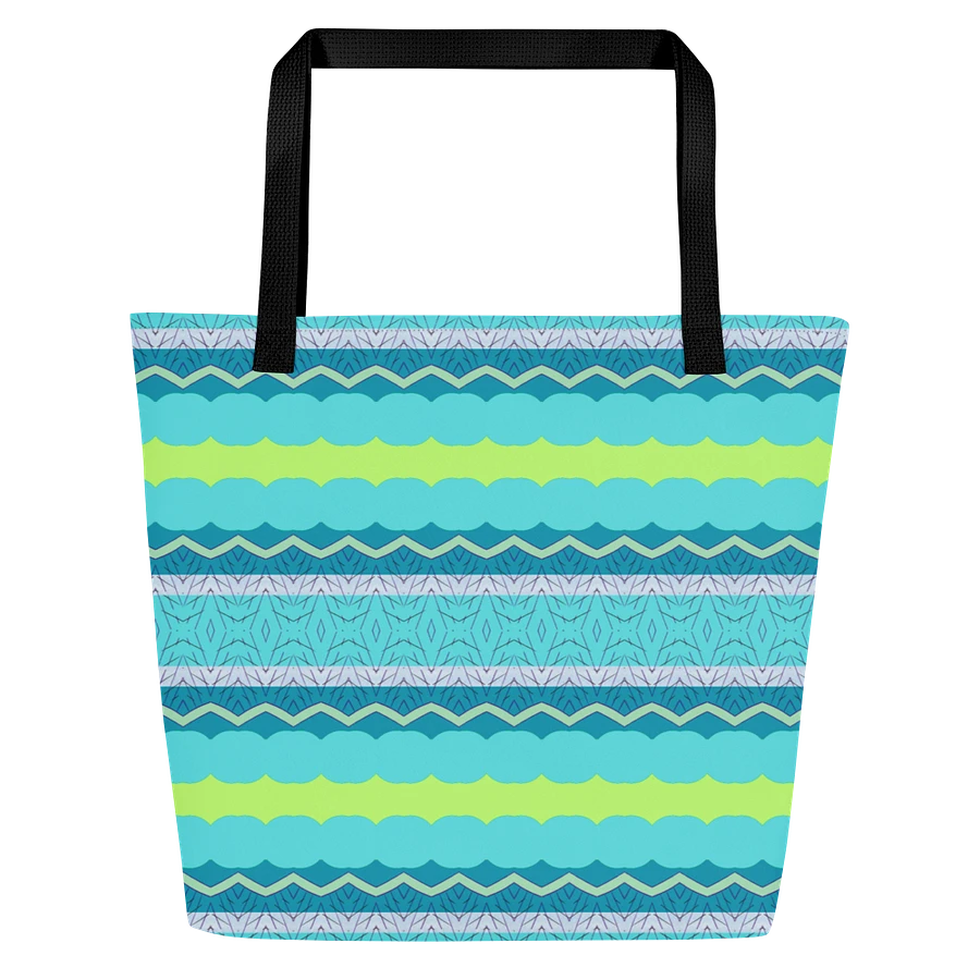 Summer Breeze Pattern Large Tote w/ Inside Pocket product image (7)