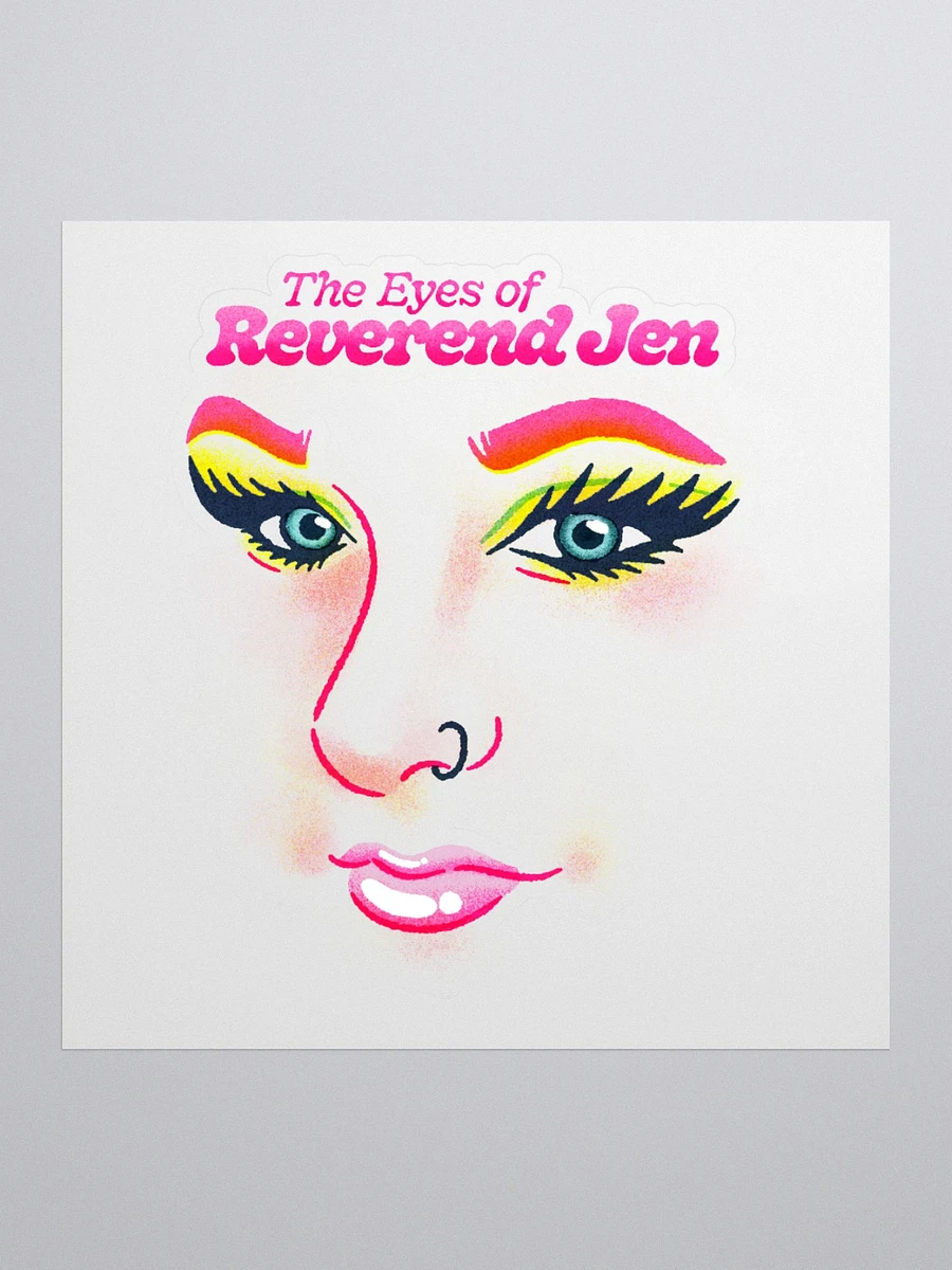 The Eyes of Rev. Jen sticker product image (1)
