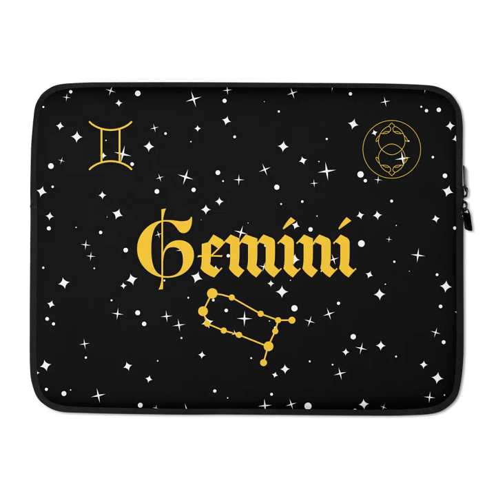 Starry Gemini Laptop Sleeve product image (2)