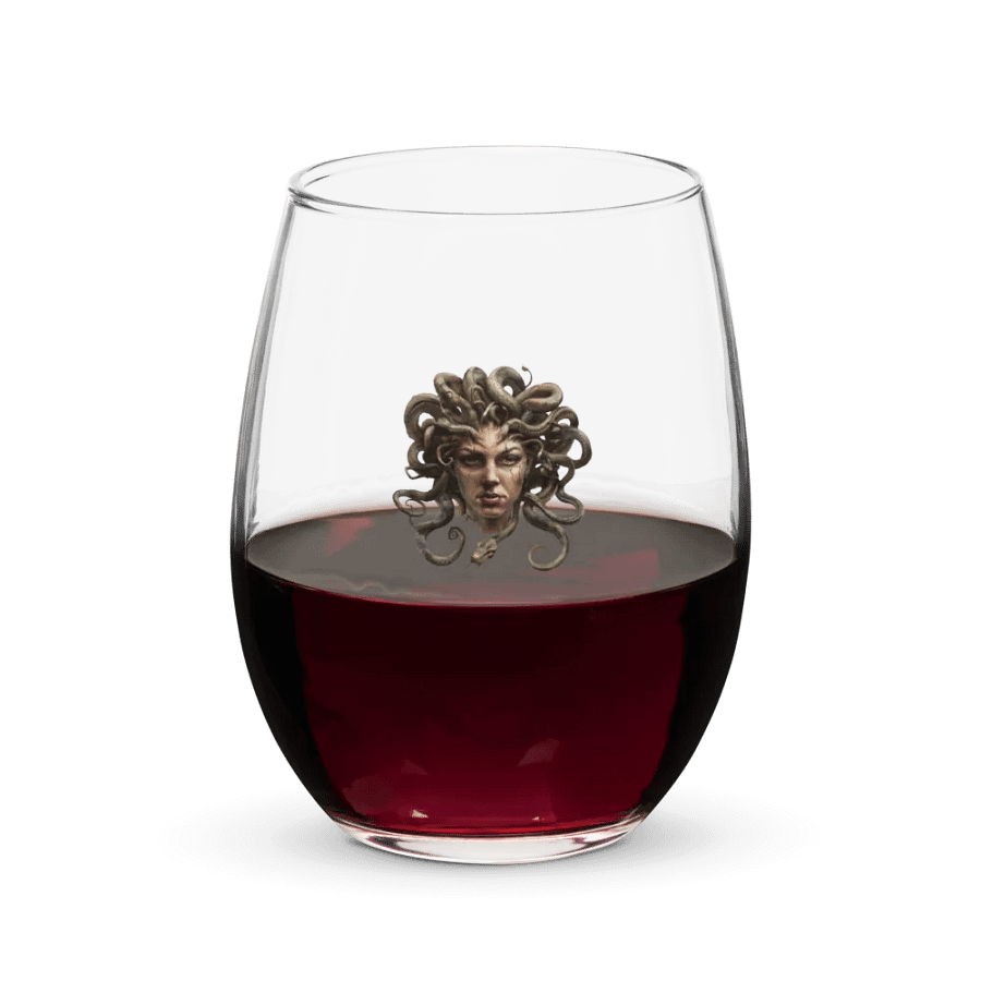 Medusa - The Gorgon - Stemless Water / Wine Glass product image (5)