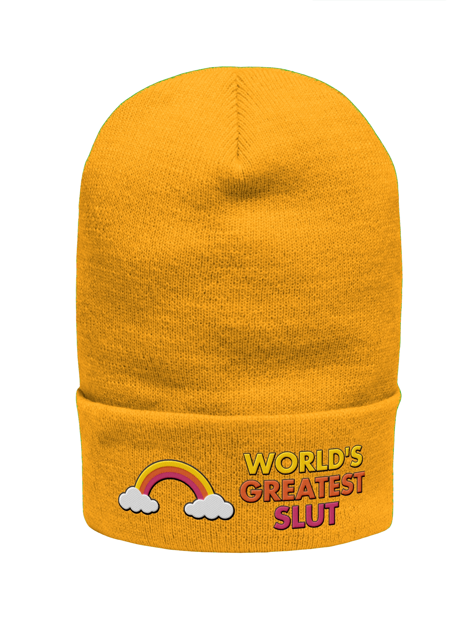 World's Greatest Slut embroidered beanie product image (37)