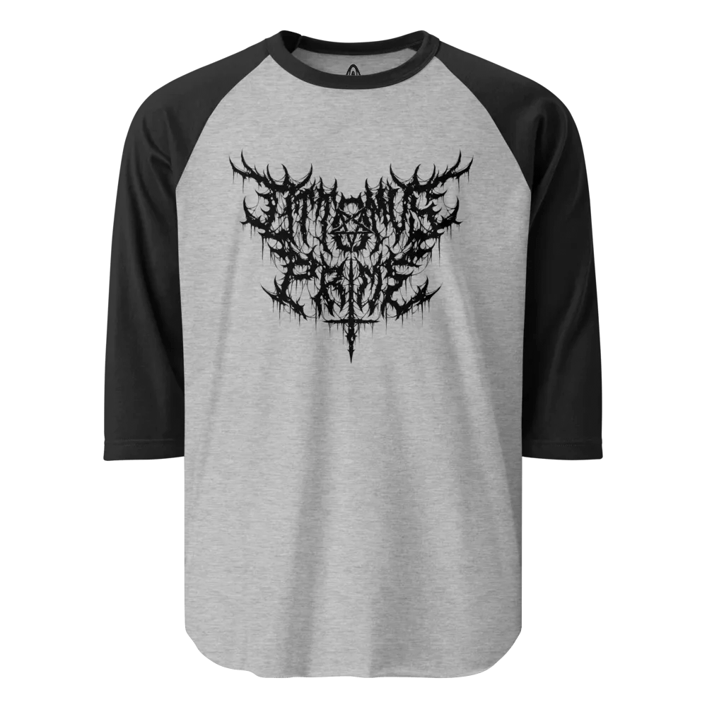 Ottomus Prime Metal Logo Baseball Tee (Black Logo) product image (1)