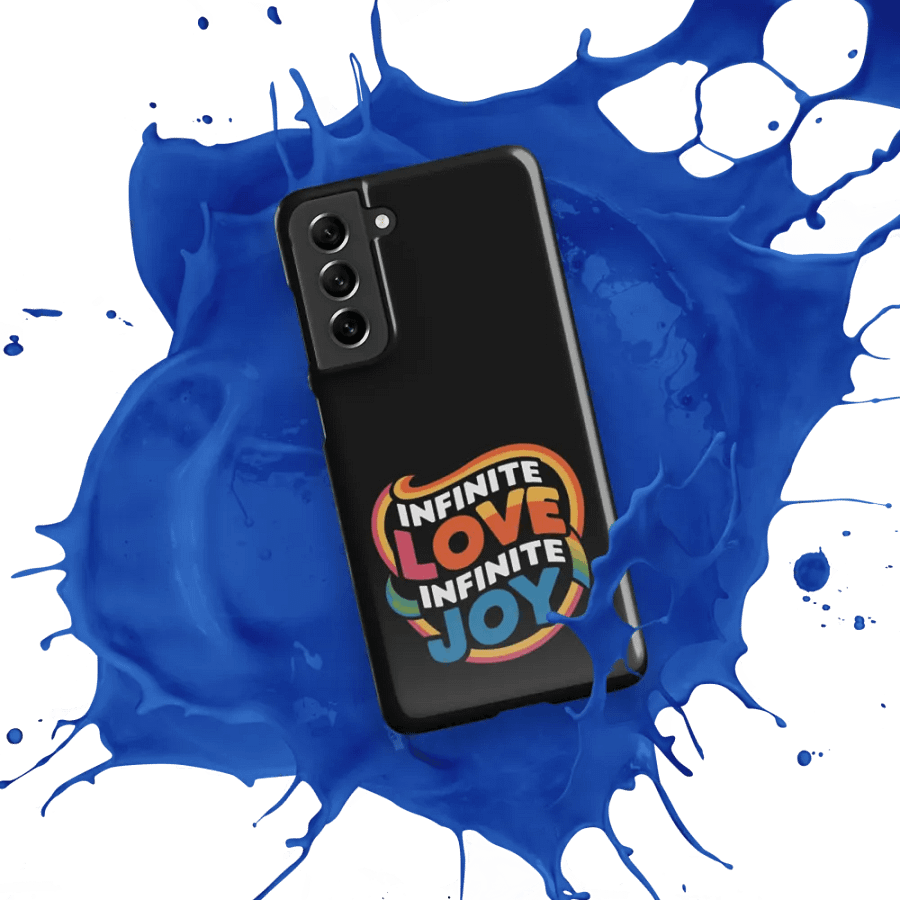 Infinite Love Infinite Joy Snap Case for Samsung (Black) product image (6)