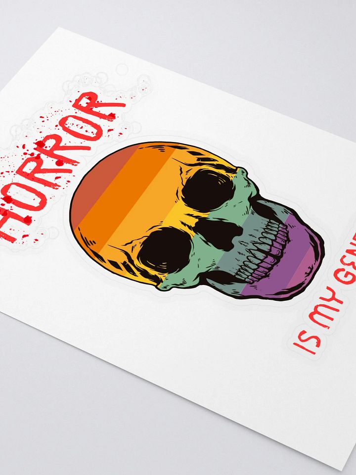 Horror is my Genre Sticker product image (2)