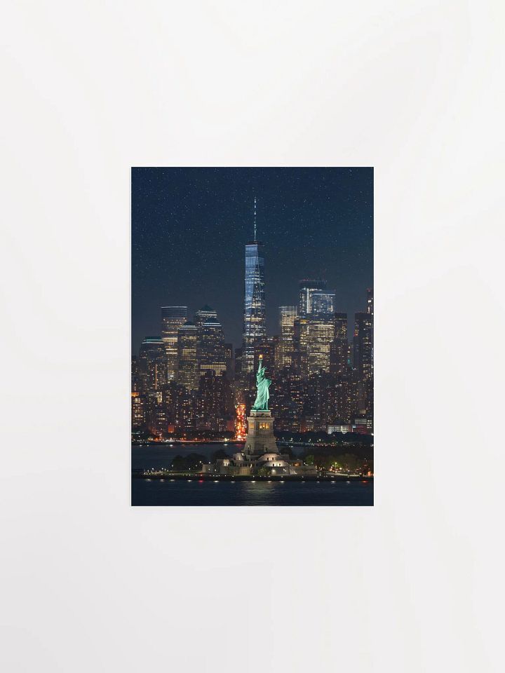 NYC Nights: Freedom's Glow Poster product image (1)