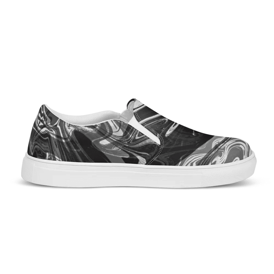 Fluid Chaos Men's Canvas Slip-On Shoes product image (10)