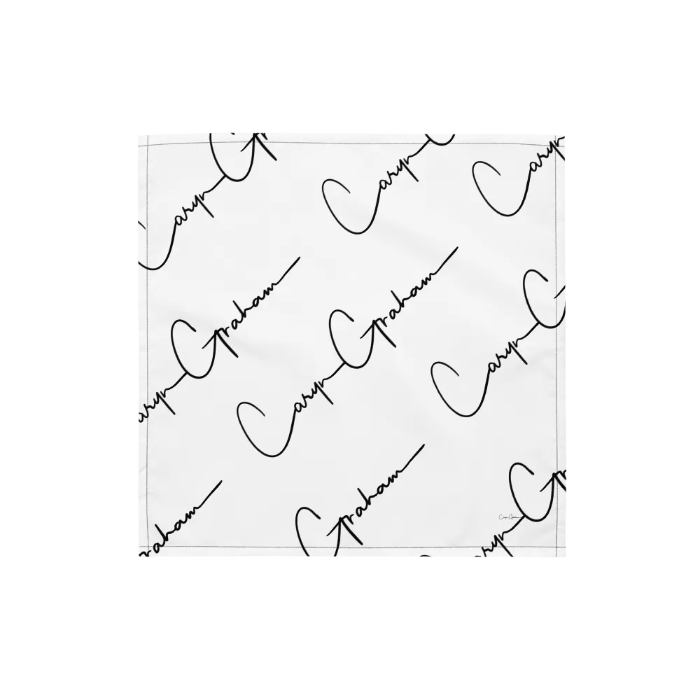 Caryn Graham Monogram Print Bandana product image (1)