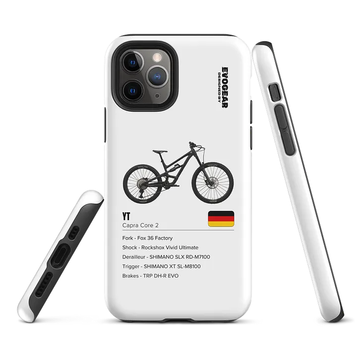 White YT Capra Core 2 iPhone Case product image (3)
