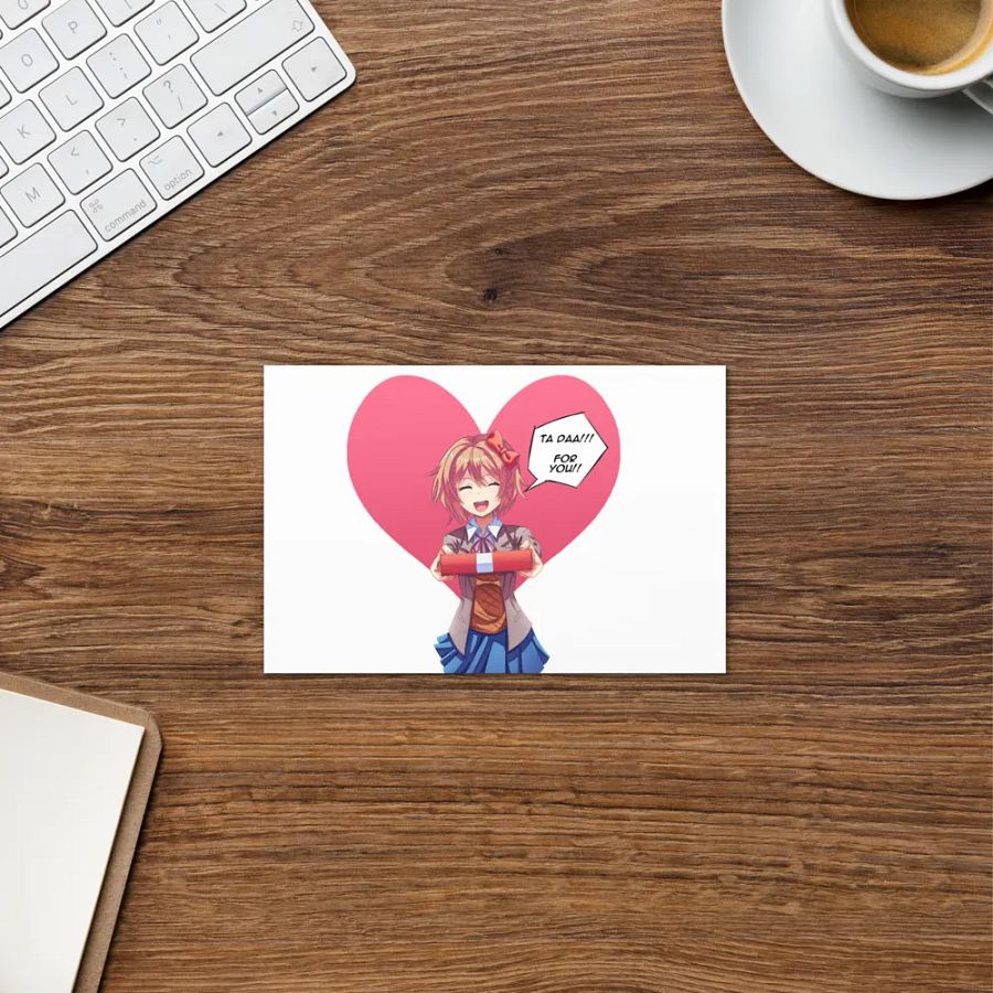 DDLC Valentine day card Sayori product image (6)