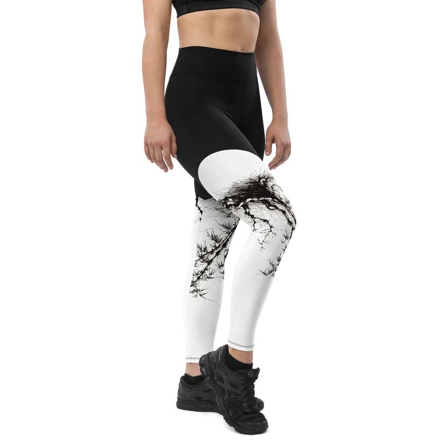 Bamboo Root All-Over Print Sports Leggings product image (41)