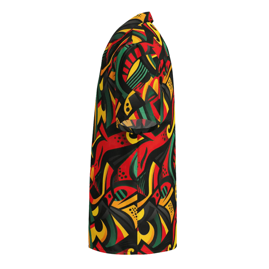 Legacy Vibes: African Black History Month Button-Down Shirt. product image (4)