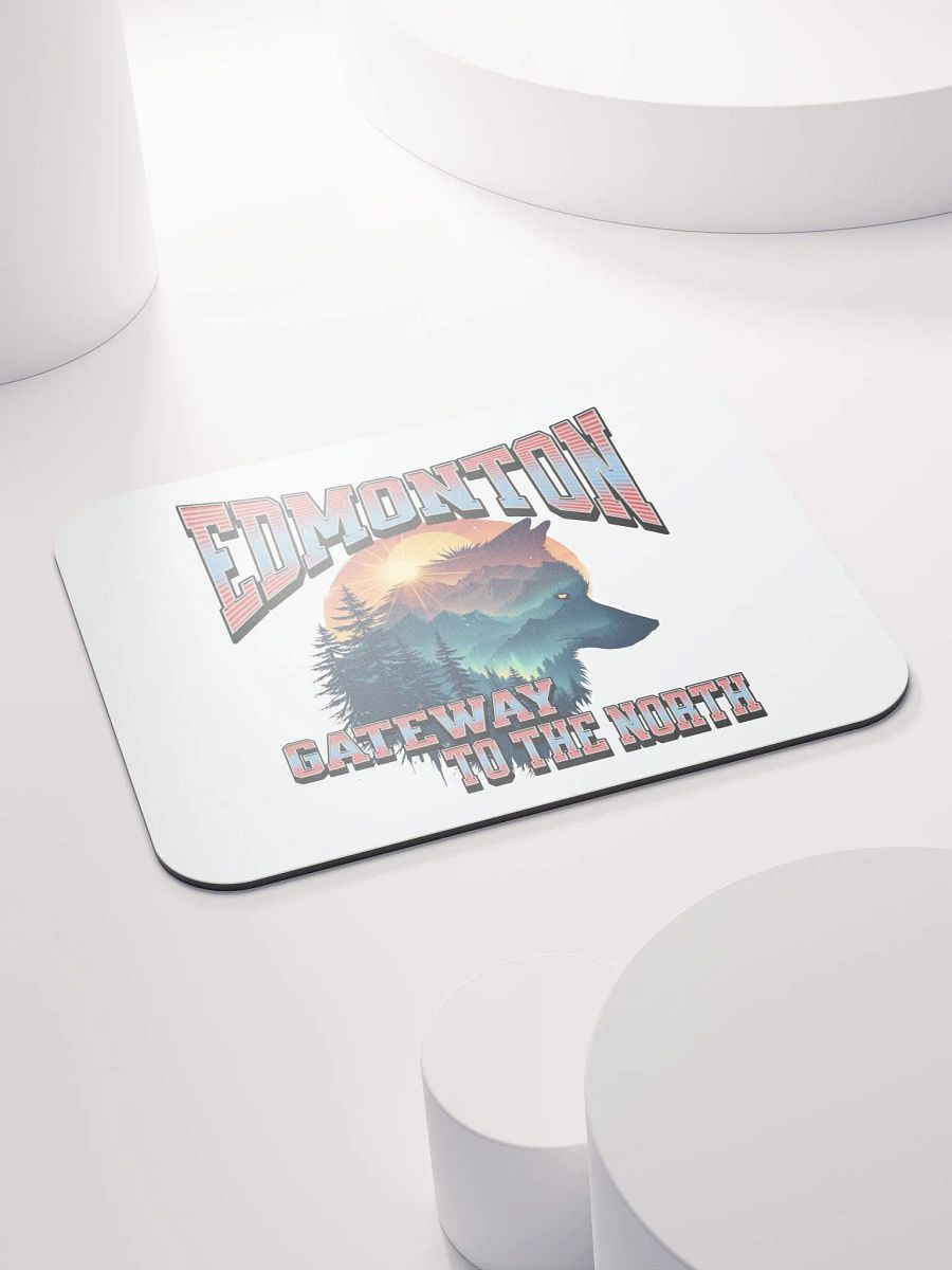 Edmonton Gateway To The North Wolf Wilderness Wolf Mouse Pad product image (4)