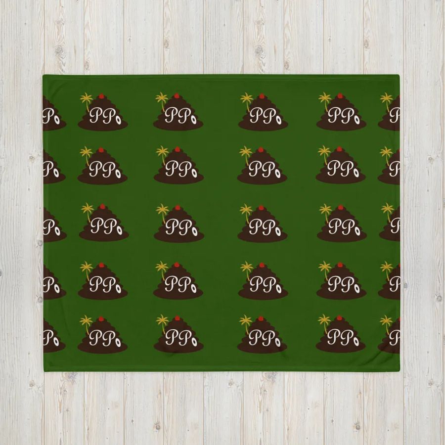 Poop Pees Classic Logo Blanket product image (4)