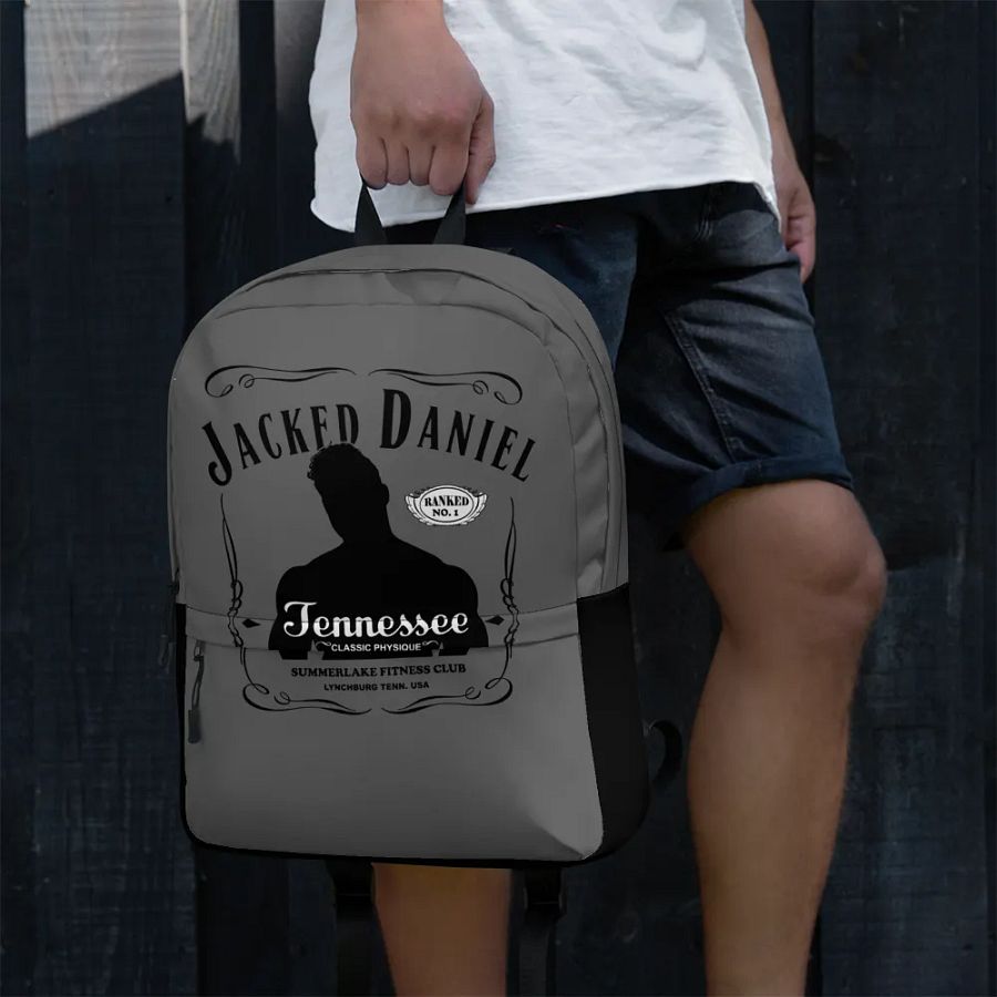 Jacked Daniel Large Print Backpack product image (10)