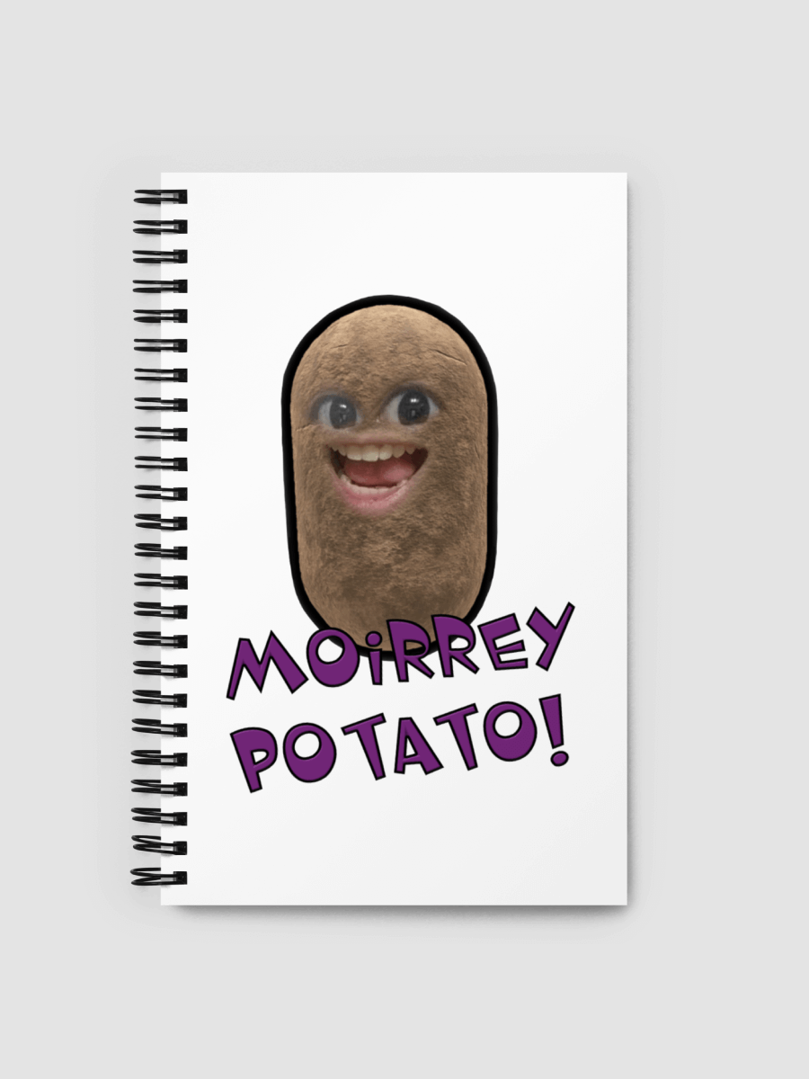 Moirrey Potato Spiral Notebook product image (1)