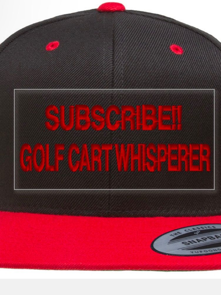 Custom golf cart whisperer embroidered hat product image (7)