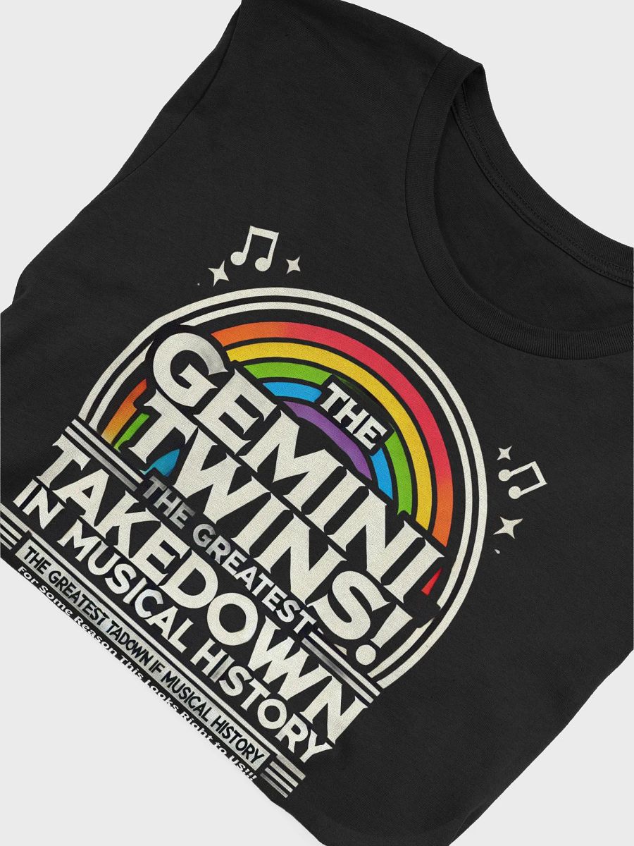 🔥 Official Bella "The Gemini Twins!" 'The Greatest Takedown in Musical History' T-Shirt 🎶 Featuring Emily's Daydream on the Sleeve 🎭 product image (5)